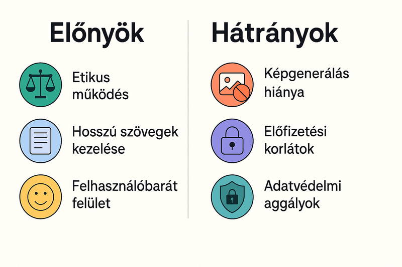 Claude AI - Előnyök és hátrányok