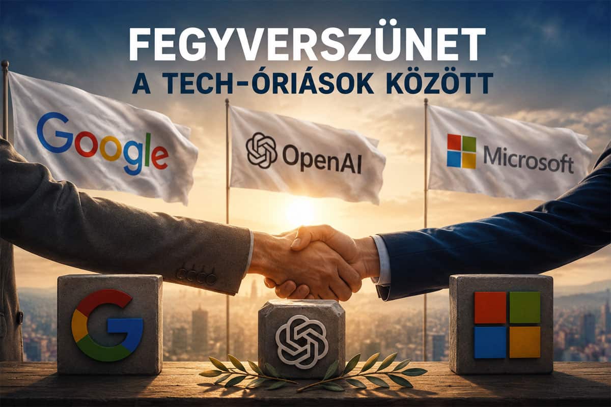 Fegyverszünet a tech-óriások között